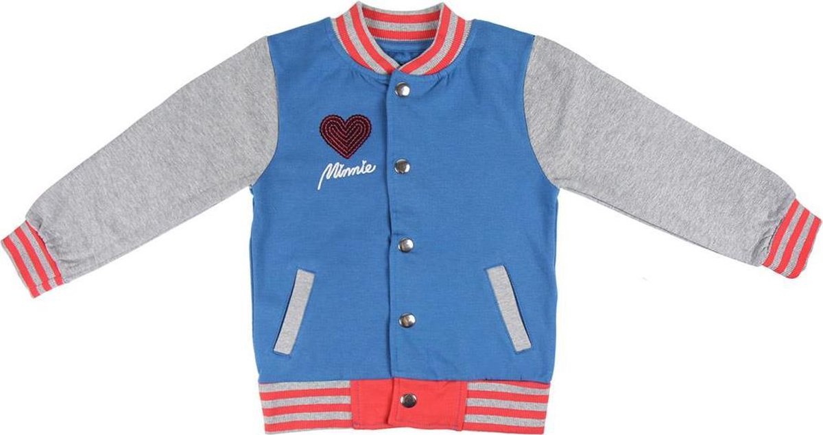 Disney - Minnie Mouse - Vest - Jasje - Blauw - Maat 4 jaar (104cm)