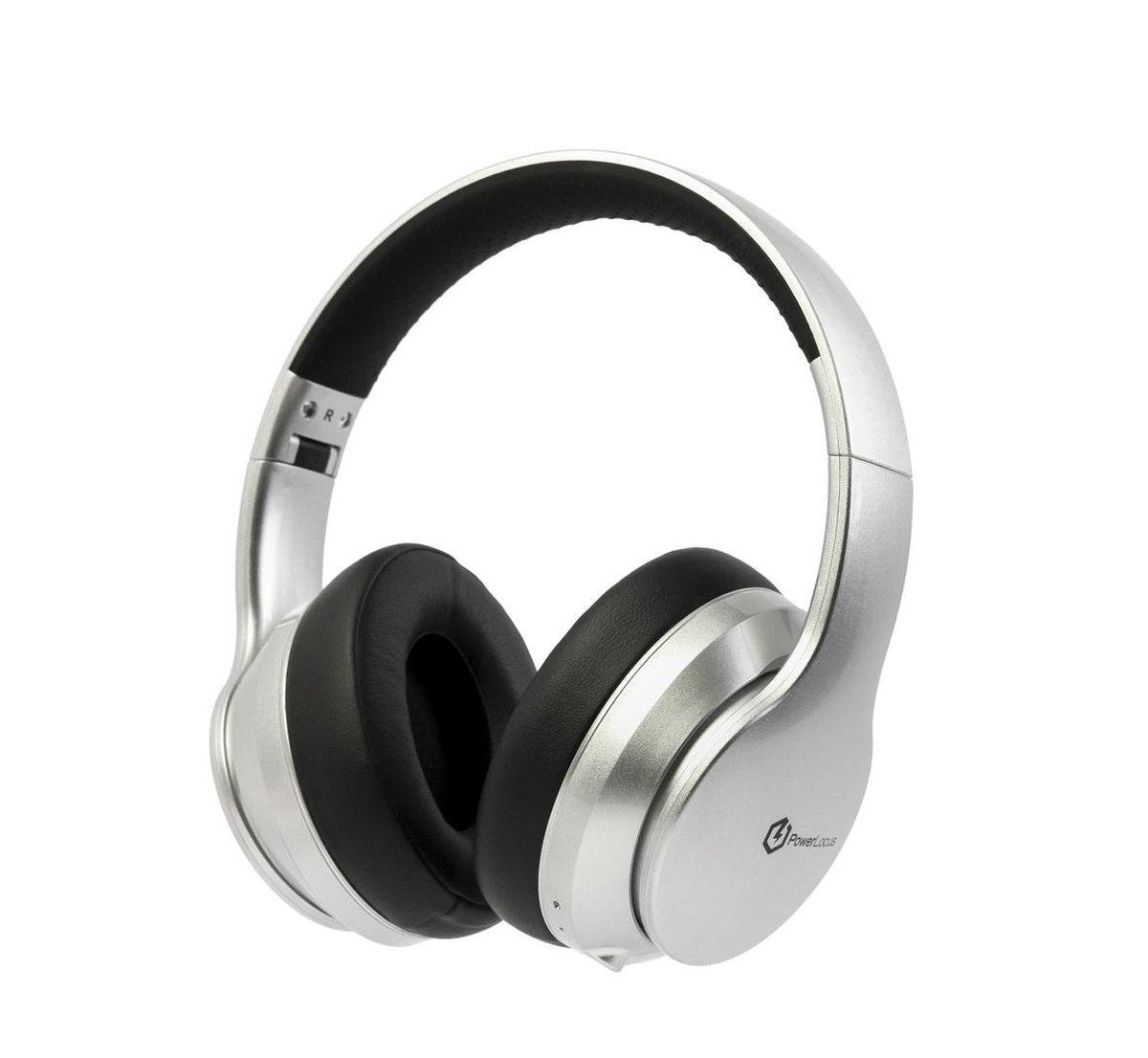 PowerLocus P6 Draadloze Over-Ear Koptelefoon Inklapbaar - Bluetooth Hoofdtelefoon - Met microfoon - Zilver