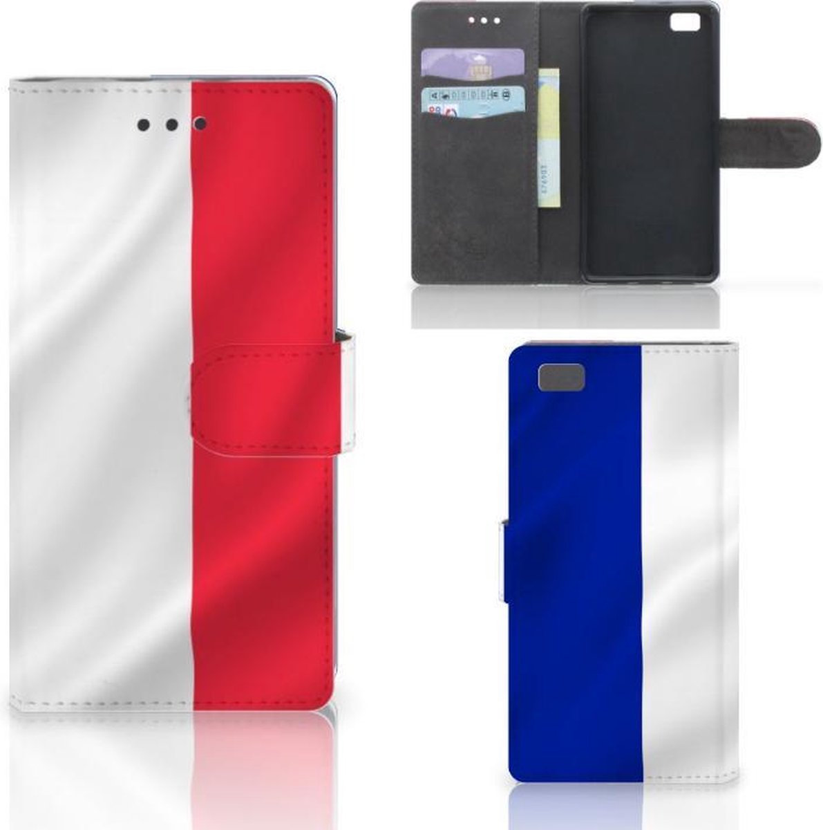 Huawei Ascend P8 Lite Bookstyle Case Frankrijk