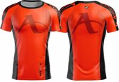 T-shirt Arawaza | dry-fit | oranje-zwart - Product Kleur: Oranje / Product Maat: XXS