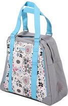 FastRider Anemone Shopper Enkele Fietstas  - 21.5L- Blauw/ Wit