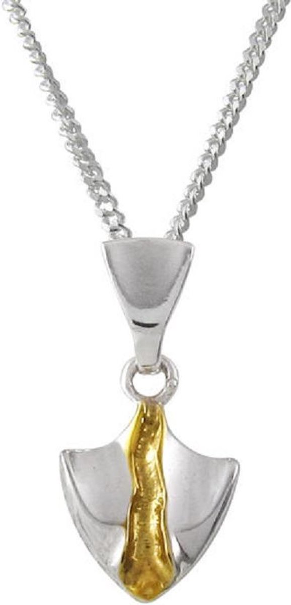 AuBor ®. Hanger. Zilver. Rivier van goud.