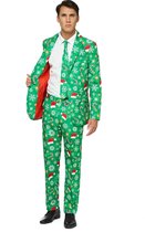 OFFSTREAM Green Snow - Groen - Kerst - Maat XL