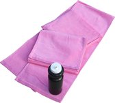 ARTG® Towelzz Sporthanddoek Extra Lang - 30 x 140 cm - Set van 5 stuks - Rose