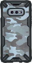 Ringke Fusion X Samsung Galaxy S10E Hoesje Camo Zwart