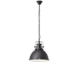 Brilliant Moderne/Industriële Hanglamp "Jesper" Zwart