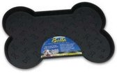 Anti-knoei placemat voor honden - Antislip onderkant - Verhoogde rand - Zwart - Small of Large - Small - 46 x 33 cm
