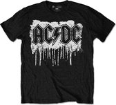 AC/DC Heren Tshirt -S- Dripping With Excitement Zwart