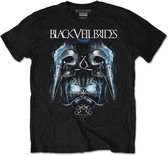 Black Veil Brides Heren Tshirt -2XL- Metal Mask Zwart