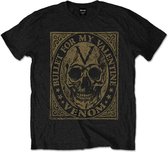 Bullet For My Valentine Heren Tshirt -M- Venom Skull Zwart
