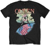 Queen Heren Tshirt -L- Mistress Zwart