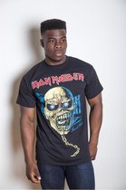 Iron Maiden Heren Tshirt -XL- Piece Of Mind Zwart