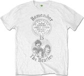 The Beatles Heren Tshirt -L- Remember Wit