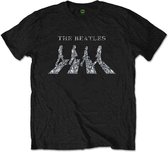 The Beatles - Crossing Heren T-shirt - S - Zwart
