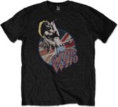 The Who Heren Tshirt -L- Roger Vintage Pose Zwart
