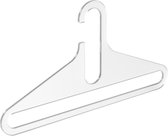 De Kledinghanger Gigant - 12 x Garderobehanger Ron plexiglas transparant, 44 cm