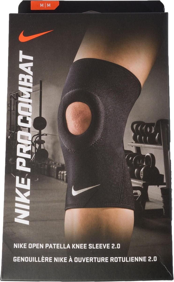 Nike Pro Combat Patella Knie Sportbandage 2.0 - - Zwart |