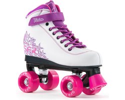 SFR Vision II Rolschaatsen - Vegan vriendelijk - Paars/Wit - Maat 30,5