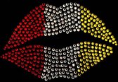 Niiniix Oeteldonk strass applicatie sweet lips groot oetelse kleuren