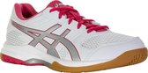 Asics Gel-Rocket 8 Sportschoenen - Maat 39.5 - Vrouwen - wit/roze/zilver
