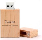 Lucas naam kado verjaardagscadeau cadeau usb stick 32GB