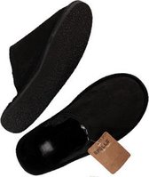 Apollo Heren Pantoffels - Maat 45/46 - Zwart