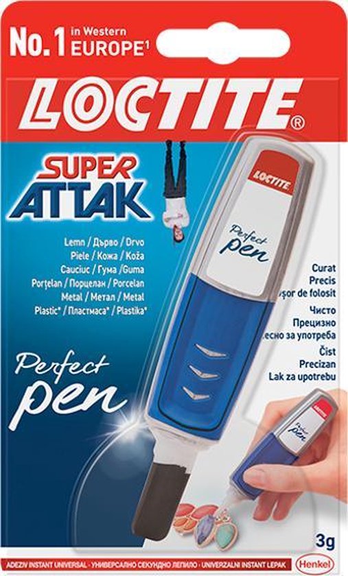 Loctite Super Attack Perfect Pen Gel Superlijm - 3gr | bol.com