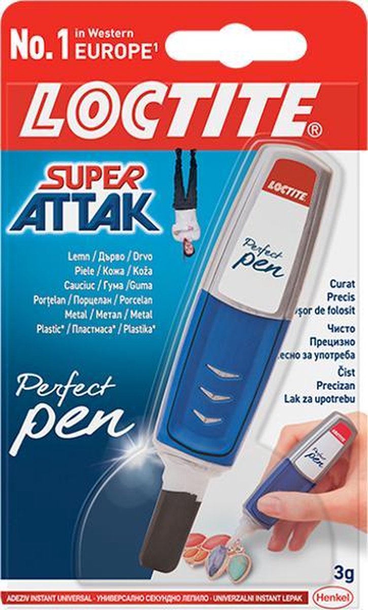 Loctite Super Attack Perfect Pen Gel Superlijm - 3gr