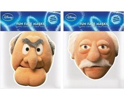 2x Statler en Waldorf verkleed maskers The Muppet Show - Feest  gezichtsmaskers van... | bol.com