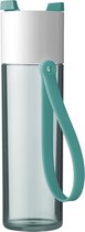Mepal – drinkfles JustWater – 500 ml – Nordic green – waterfles – drinkt als een glas – lekvrij