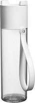 Mepal – drinkfles JustWater – 500 ml – wit  – waterfles – drinkt als een glas – lekvrij