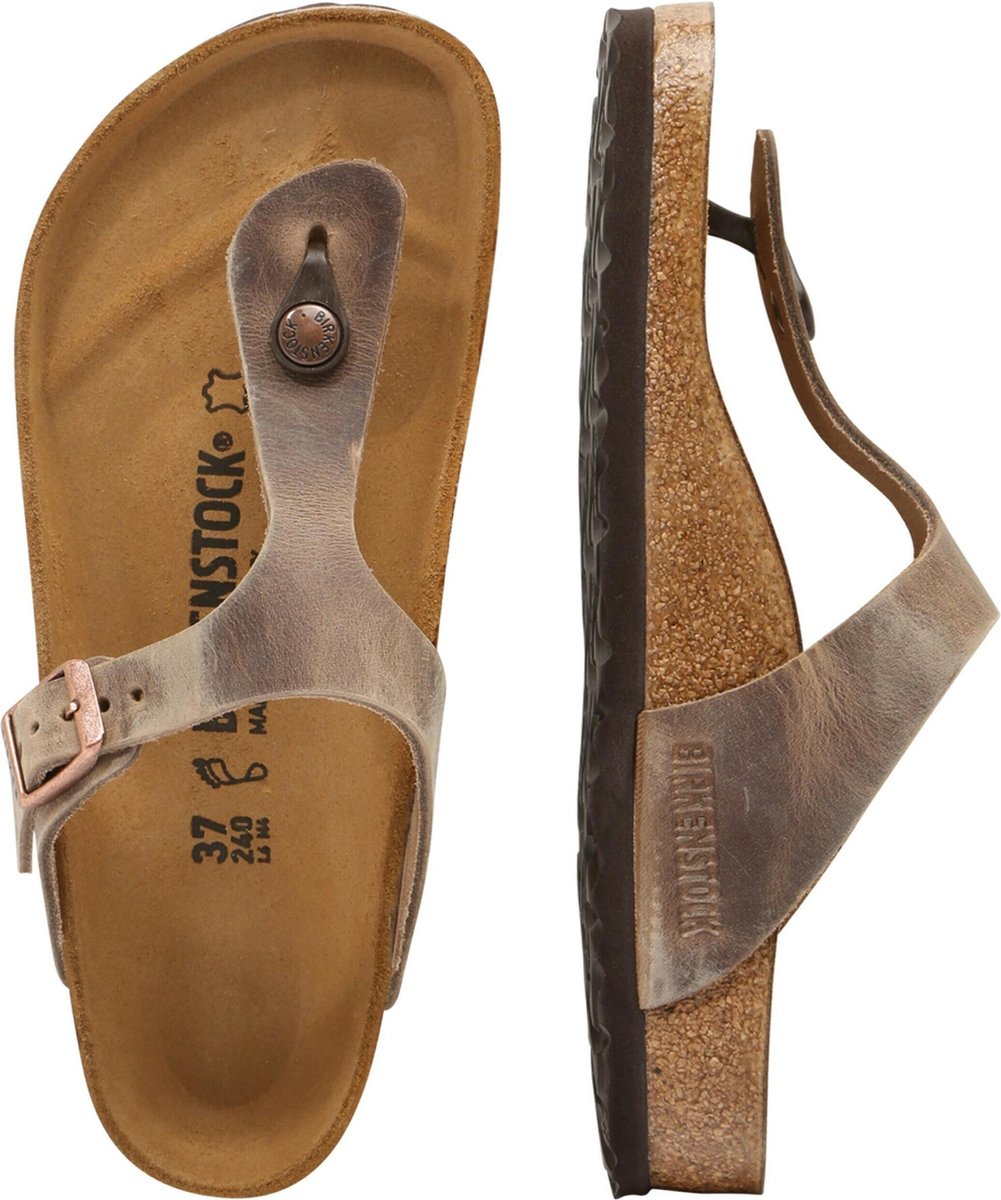 Birkenstock Gizeh slippers Naturel Taupe