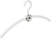 De Kledinghanger Gigant - 12 x Garderobehanger Fan kunststof wit, 45 cm