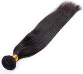 Silky Straight #1B (Natural Black) - 22inch - Virgin Human Hair