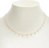 Ketting Rondjes - Choker Collier - Zilver - 42 cm - 1 stuks