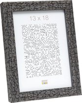 Deknudt Frames fotolijst S45RL7 - grijs - burned wood look - 20x30 cm