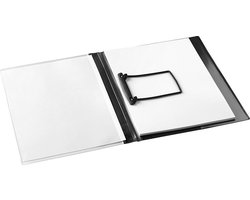 Rapportenmap met JalemaClip - pak 10 stuks - zwart