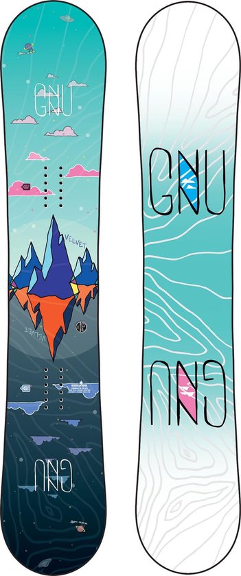 GNU VELVET スノーボード 143 GNU Velvet 143 '22 snowboard | | WAWA