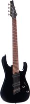 Elektrische gitaar Ibanez RGMS7-BK Black Multiscale 7-string