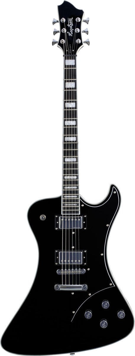 Elektrische gitaar Hagstrom Fantomen Black Gloss