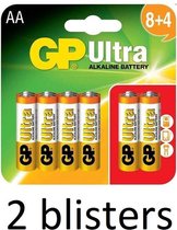 24 Stuks(2 blister a 12 st) GP Ultra AA Alkaline