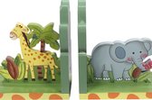 Teamson Kids Boekensteun - 2 Stuks - Kinderslaapkamer Accessoires - Zonnige Safari Ontwerp