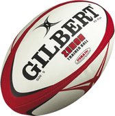 Gilbert Zenon Rugbybal maat 3 rood/zwart