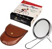 Scheerspiegeltje Le Bicycle in Reisetui