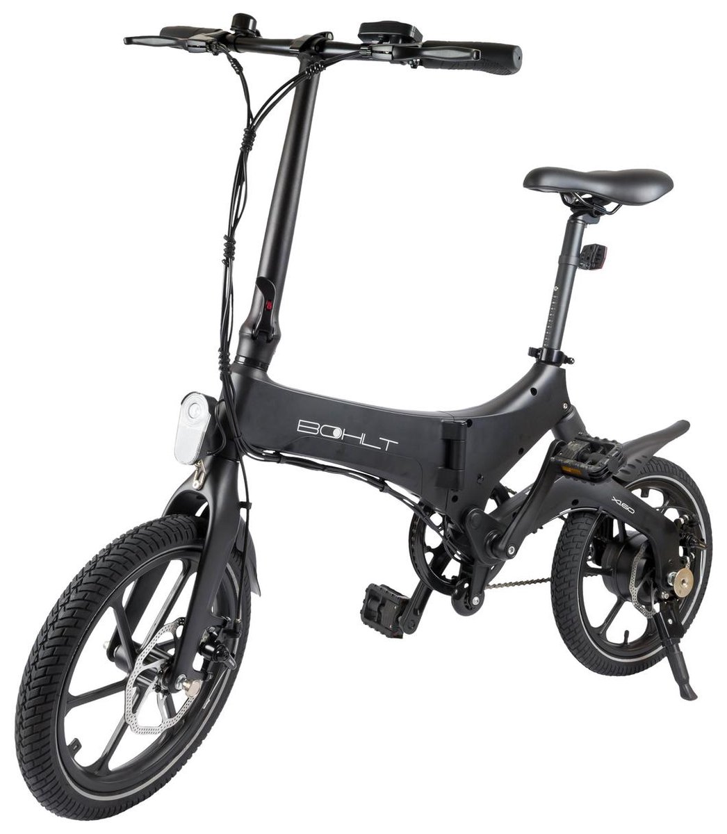BOHLT X160 - Elektrische Vouwfiets - 16 inch - Magnesium Frame - 250W Motor - 187Wh Accu - Schijfremmen - Zwart thumbnail 3