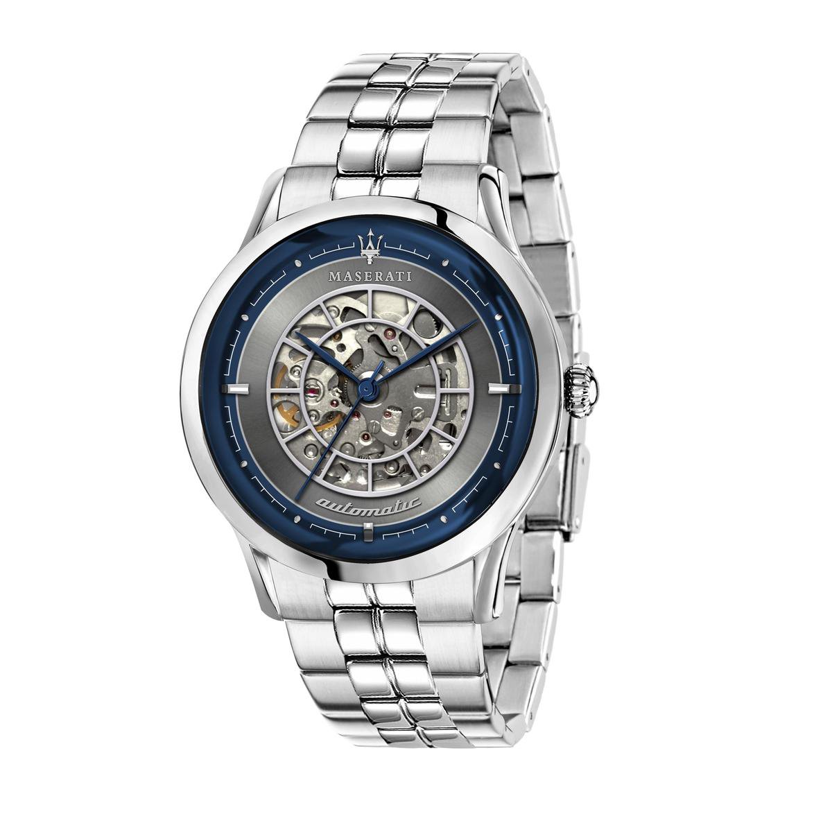 Maserati Ricordo - R8823133003 - Herenhorloge - Staal - Zilver - Blauw - 42 MM