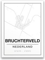 Poster/plattegrond BRUCHTERVELD - A4