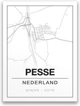 Poster/plattegrond PESSE - A4
