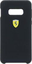 Ferrari Off-Track Silicone Back Case - Geschikt voor Samsung Galaxy S10e - Zwart
