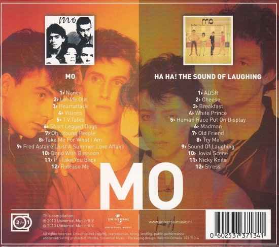 The Mo - Ha ha! The sound of laughing, Mo, CD (album), Muziek
